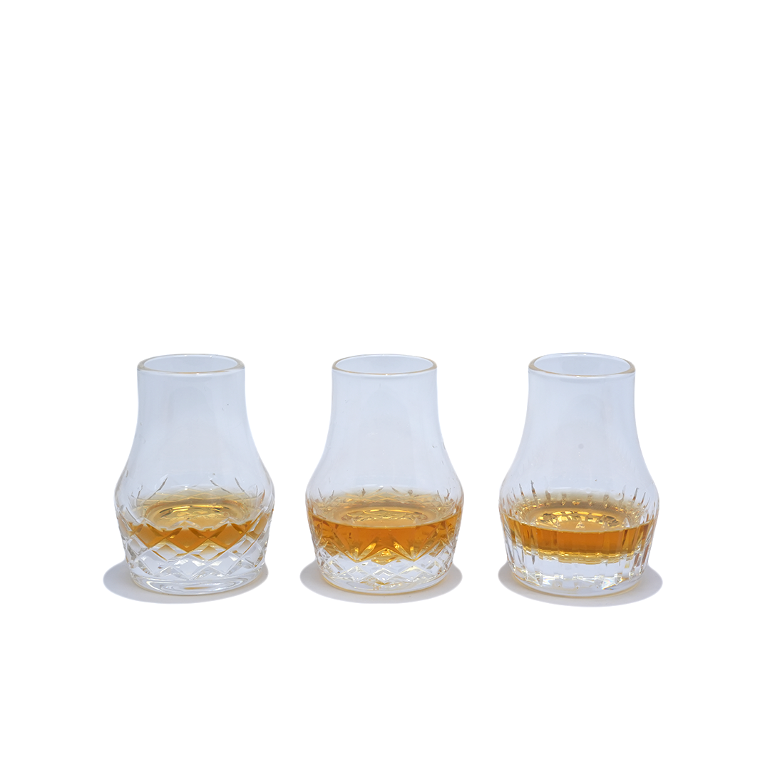 Whisdom Drops Set of 3 Tasting Glasses