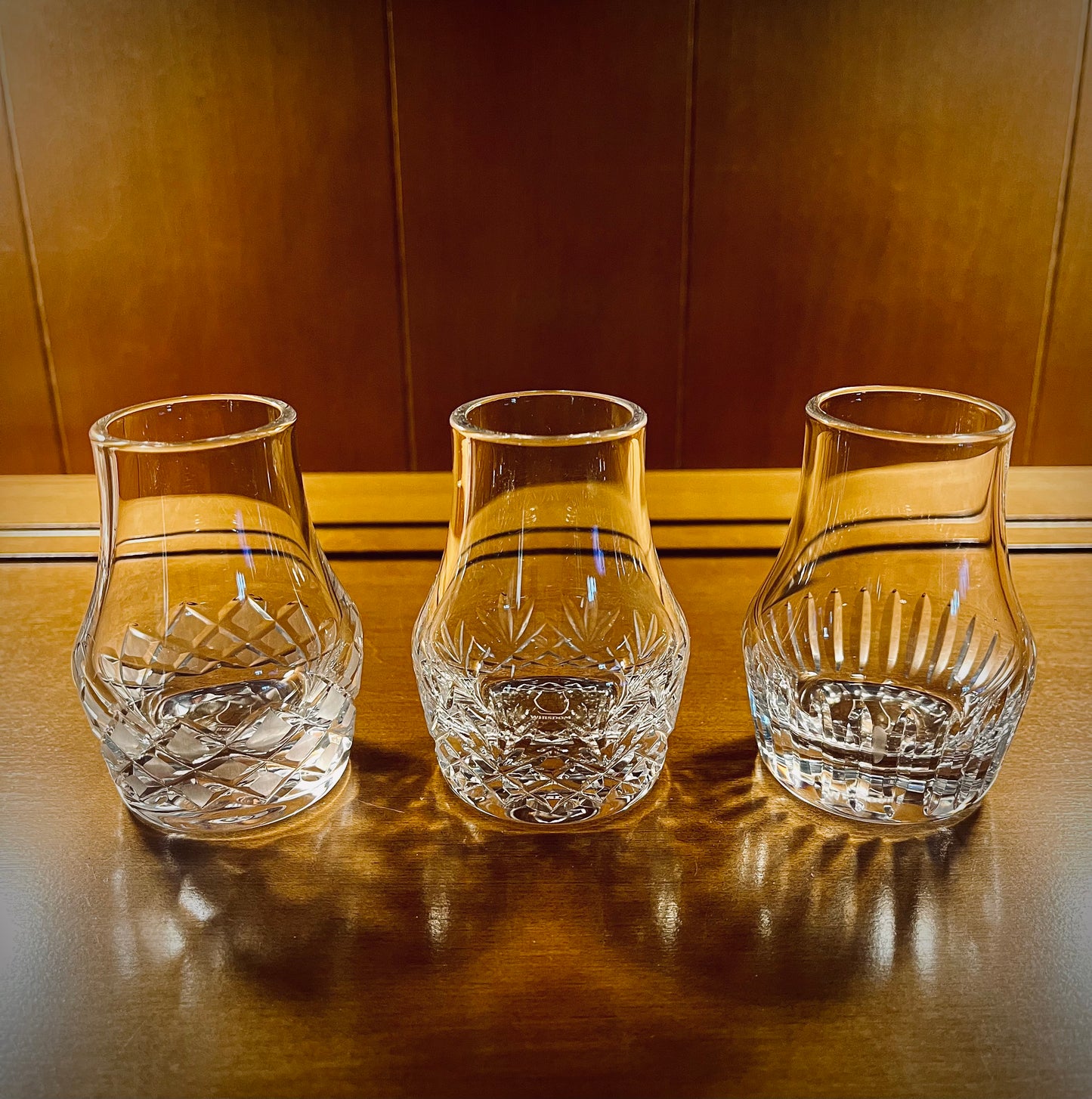 Whisdom Drops Set of 3 Tasting Glasses