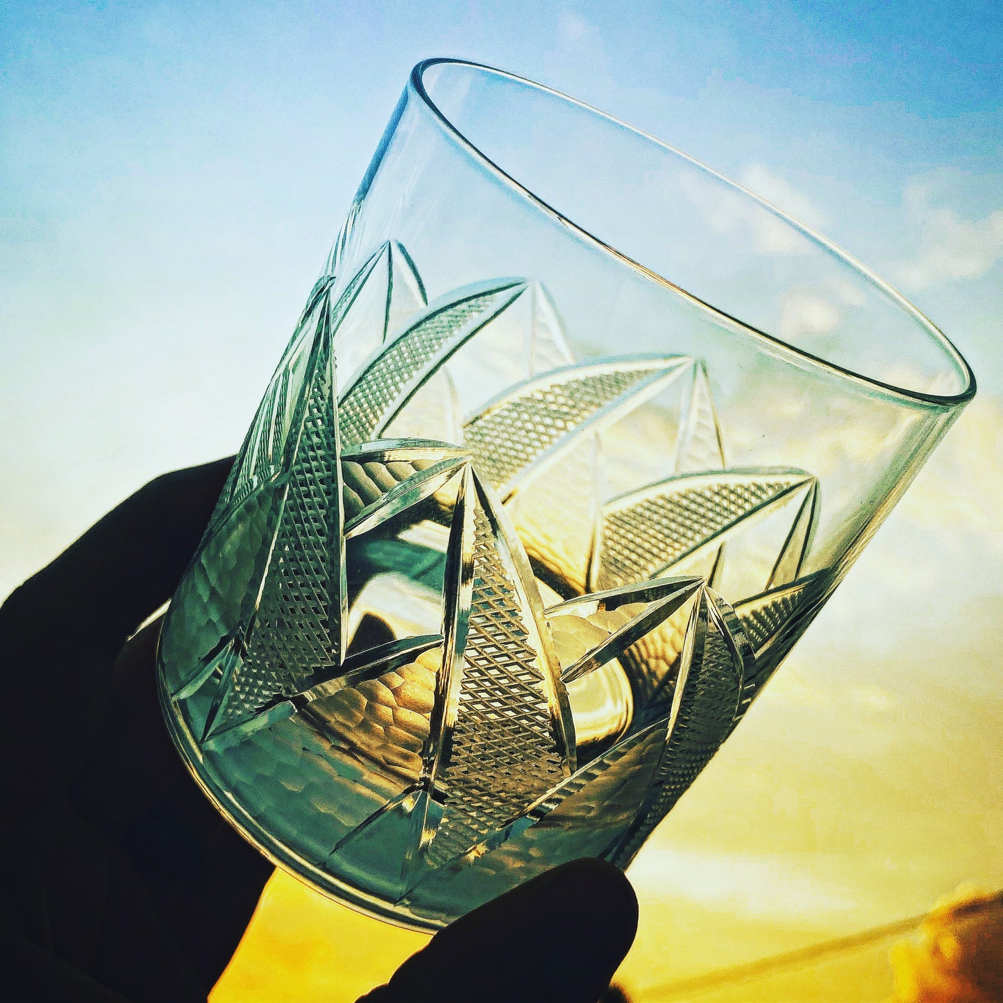 "Stones & Shards"  Whisky Glass for the Sophisticated