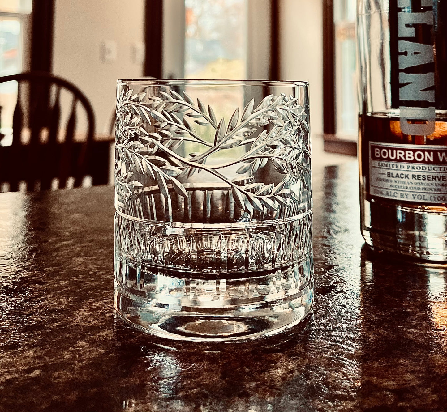 "Robber Barron"  Steal the Show Whisky Glass