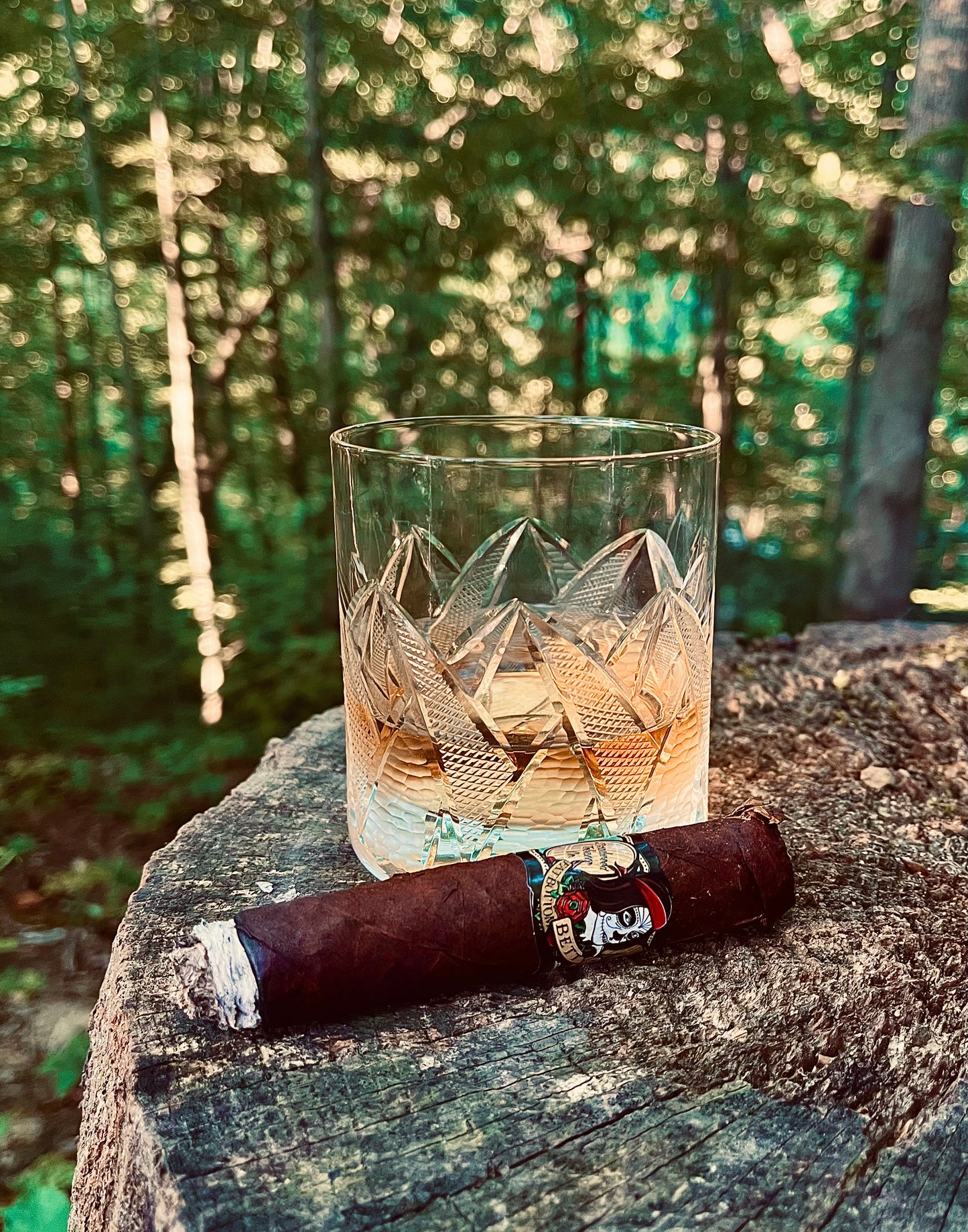 "Stones & Shards"  Whisky Glass for the Sophisticated