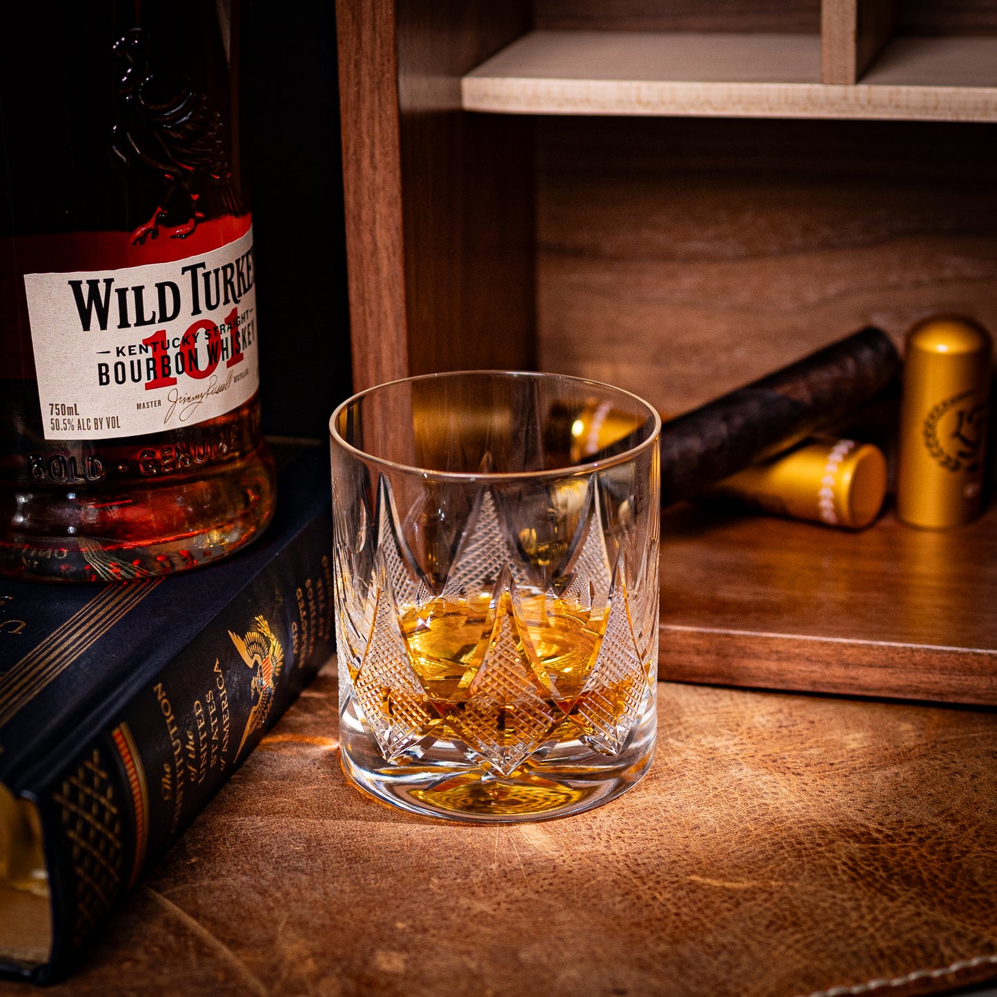 "The Emperor" A Powerful Statement Whiskey Glass