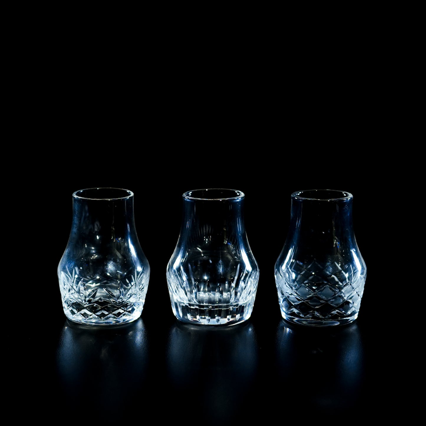 Whisdom Drops Set of 3 Tasting Glasses