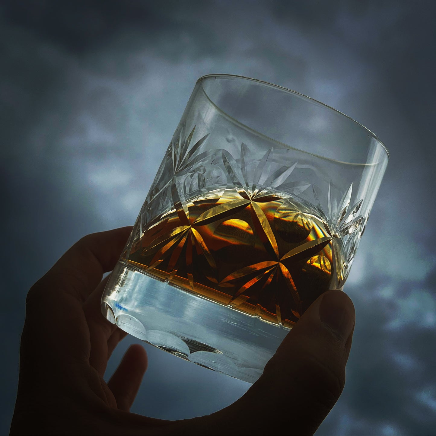 "Bar Keep" Traditional Cut Whisky Glass