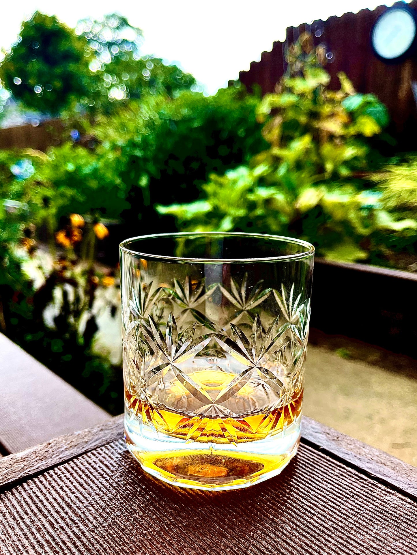 "Bar Keep" Traditional Cut Whisky Glass