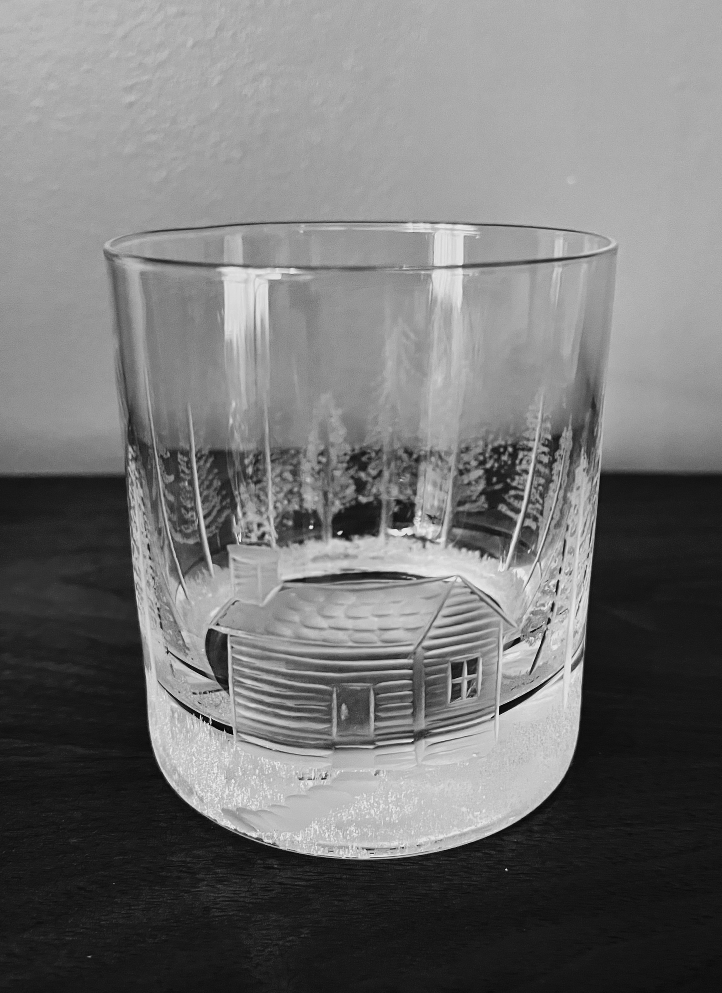 "Cabin in the Woods" Whiskey Glass