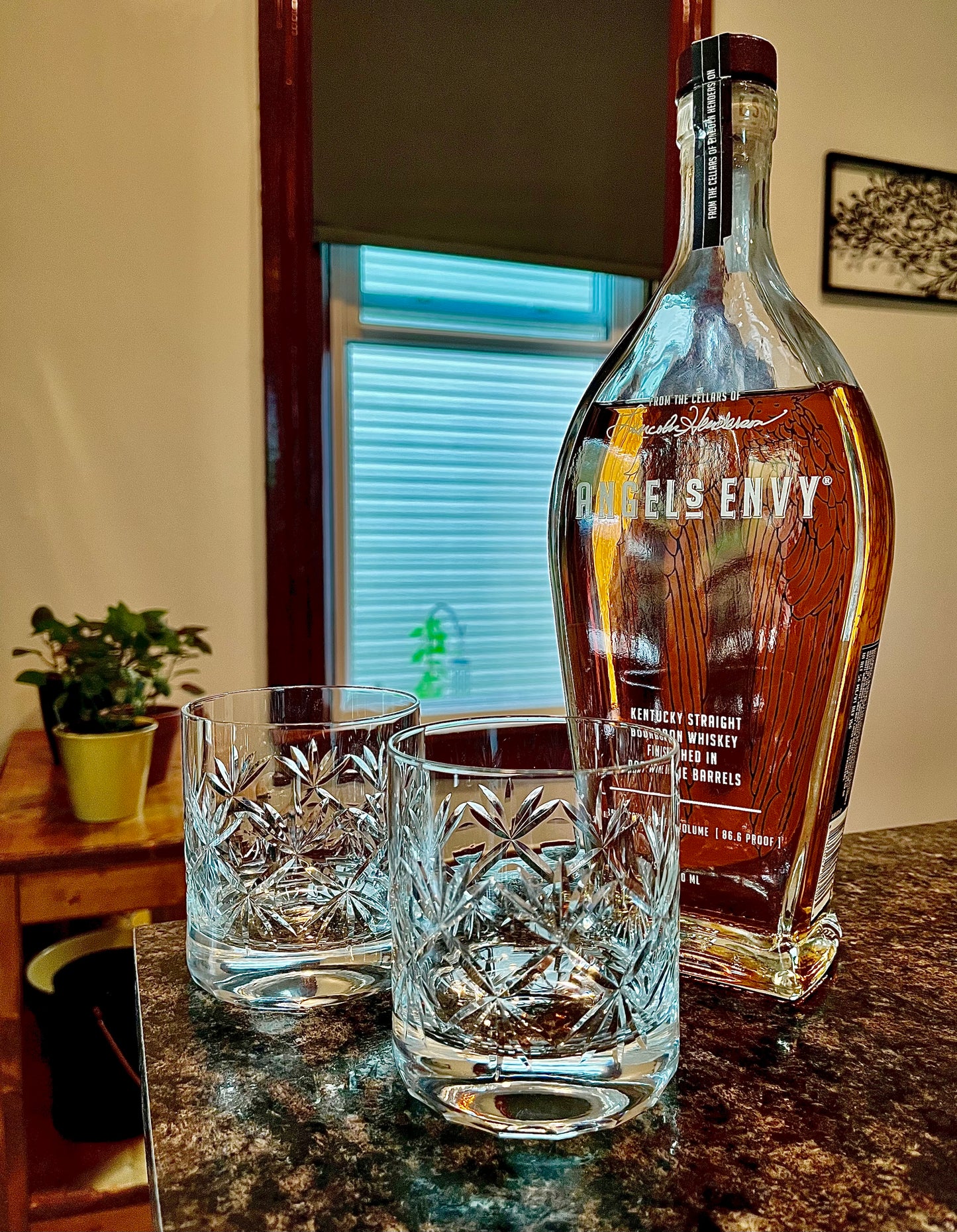 "Bar Keep" Traditional Cut Whisky Glass