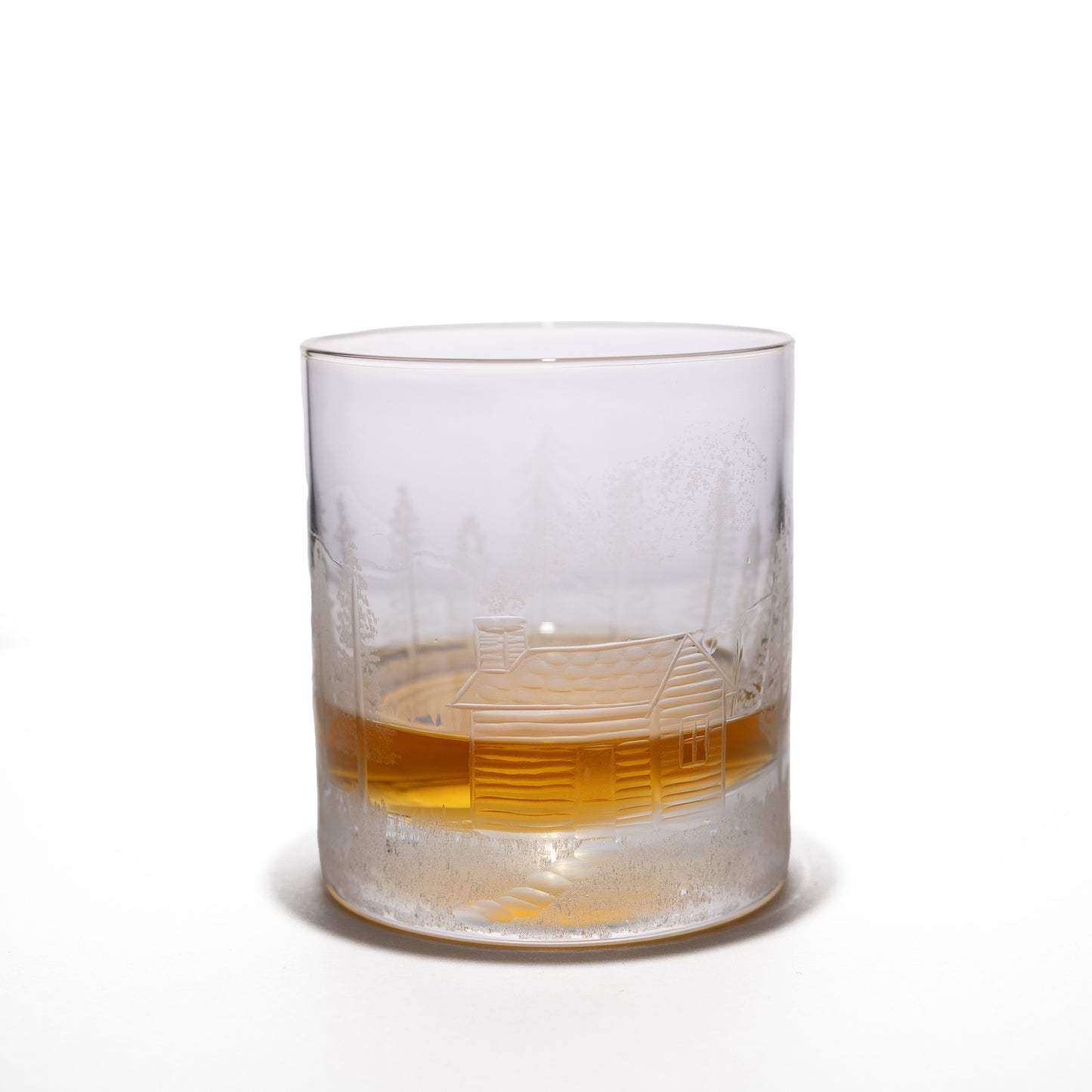 "Cabin in the Woods" Whiskey Glass