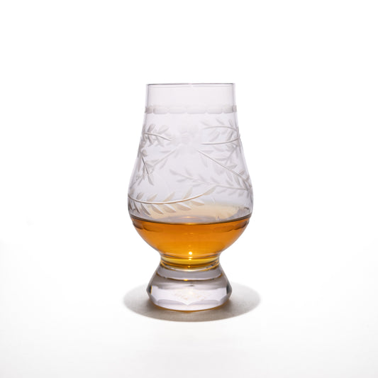 "Botanical Buzz" Glencairn glass