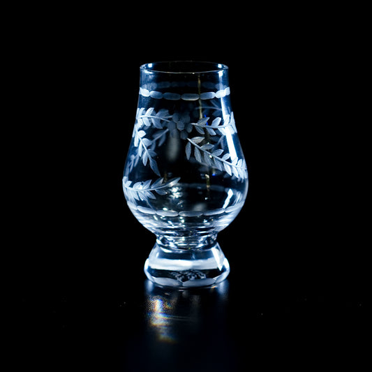 "Botanical Buzz" Glencairn glass